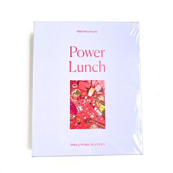 Piecework Puzzles Other - NWT power lunch jigsaw puzzle 1,000 piece